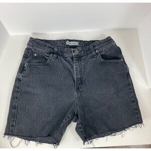 Womens Lee Riders‎ Relaxed Cut Off Shorts Black 12
